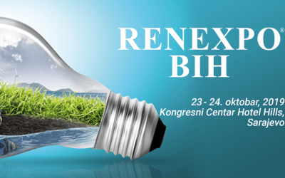 Najveći međunarodni sajam obnovljivih izvora energije, zaštite okoliša i upravljanja vodama 23. i 24. oktobar 2019. Sarajevo, Bosna i Hercegovina