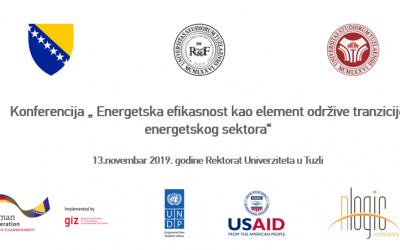 Konferencija o energetskoj efikasnosti 13. novembra u Tuzli