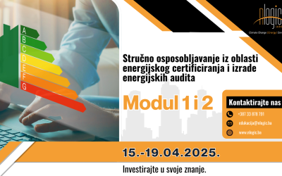 Stručno osposobljavanje iz oblasti energijskog certificiranja i provođenja energijskih audita
